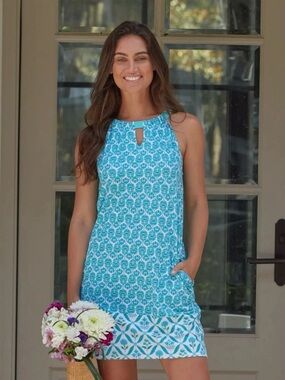 CABANA LIFE Rosebay Sleeveless Shift Dress